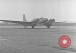 Image of Howard Hughes arrives in Douglas B-23 Dragon aircraft Washington DC USA, 1947, second 11 stock footage video 65675048172