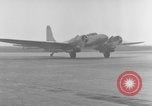 Image of Howard Hughes arrives in Douglas B-23 Dragon aircraft Washington DC USA, 1947, second 12 stock footage video 65675048172