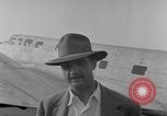 Image of Howard Hughes arrives in Douglas B-23 Dragon aircraft Washington DC USA, 1947, second 26 stock footage video 65675048172
