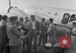 Image of Howard Hughes arrives in Douglas B-23 Dragon aircraft Washington DC USA, 1947, second 41 stock footage video 65675048172