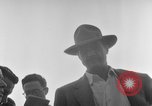 Image of Howard Hughes arrives in Douglas B-23 Dragon aircraft Washington DC USA, 1947, second 51 stock footage video 65675048172