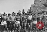 Image of Runners Athens Greece Syntagma Square, 1947, second 4 stock footage video 65675048178