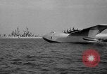 Image of Hughes H 4 Hercules flying boat Spruce Goose under full power United States USA, 1947, second 4 stock footage video 65675048184