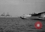 Image of Hughes H 4 Hercules flying boat Spruce Goose under full power United States USA, 1947, second 7 stock footage video 65675048184