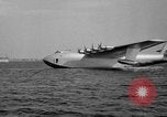 Image of Hughes H 4 Hercules flying boat Spruce Goose under full power United States USA, 1947, second 11 stock footage video 65675048184