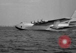 Image of Hughes H 4 Hercules flying boat Spruce Goose under full power United States USA, 1947, second 13 stock footage video 65675048184