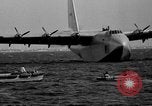 Image of Hughes H 4 Hercules flying boat Spruce Goose under full power United States USA, 1947, second 16 stock footage video 65675048184