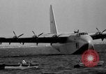 Image of Hughes H 4 Hercules flying boat Spruce Goose under full power United States USA, 1947, second 20 stock footage video 65675048184