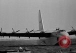 Image of Hughes H 4 Hercules flying boat Spruce Goose under full power United States USA, 1947, second 21 stock footage video 65675048184