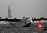 Image of Hughes H 4 Hercules flying boat Spruce Goose under full power United States USA, 1947, second 27 stock footage video 65675048184