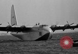 Image of Hughes H 4 Hercules flying boat Spruce Goose under full power United States USA, 1947, second 29 stock footage video 65675048184