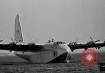 Image of Hughes H 4 Hercules flying boat Spruce Goose under full power United States USA, 1947, second 30 stock footage video 65675048184