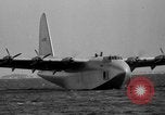 Image of Hughes H 4 Hercules flying boat Spruce Goose under full power United States USA, 1947, second 32 stock footage video 65675048184