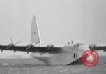 Image of Hughes H 4 Hercules flying boat Spruce Goose under full power United States USA, 1947, second 33 stock footage video 65675048184