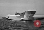 Image of Hughes H 4 Hercules flying boat Spruce Goose under full power United States USA, 1947, second 41 stock footage video 65675048184