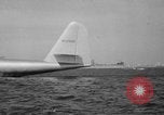 Image of Hughes H 4 Hercules flying boat Spruce Goose under full power United States USA, 1947, second 47 stock footage video 65675048184