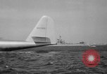 Image of Hughes H 4 Hercules flying boat Spruce Goose under full power United States USA, 1947, second 49 stock footage video 65675048184