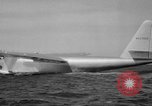 Image of Hughes H 4 Hercules flying boat Spruce Goose under full power United States USA, 1947, second 53 stock footage video 65675048184