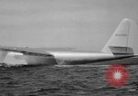 Image of Hughes H 4 Hercules flying boat Spruce Goose under full power United States USA, 1947, second 54 stock footage video 65675048184