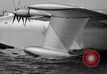 Image of Hughes H 4 Hercules flying boat Spruce Goose under full power United States USA, 1947, second 56 stock footage video 65675048184