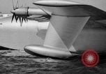 Image of Hughes H 4 Hercules flying boat Spruce Goose under full power United States USA, 1947, second 59 stock footage video 65675048184