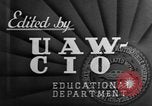 Image R J Thomas président de l'UAW United States USA, 1939, de la seconde 24 séquences d'archives historiques vidéo 65675048189