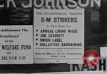 Image of Numerous Detroit City police engaged to stop UAW strikers from picketing Detroit Michigan USA, 1939, second 4 stock footage video 65675048190