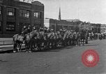 Image of Numerous Detroit City police engaged to stop UAW strikers from picketing Detroit Michigan USA, 1939, second 21 stock footage video 65675048190