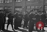 Image of Numerous Detroit City police engaged to stop UAW strikers from picketing Detroit Michigan USA, 1939, second 28 stock footage video 65675048190