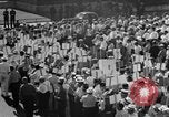 Image of Numerous Detroit City police engaged to stop UAW strikers from picketing Detroit Michigan USA, 1939, second 37 stock footage video 65675048190
