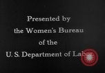 Image travailleuses United States USA, 1931, de la seconde 22 séquences d'archives historiques vidéo 65675048203