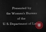 Image travailleuses United States USA, 1931, de la seconde 27 séquences d'archives historiques vidéo 65675048203