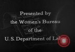 Image travailleuses United States USA, 1931, de la seconde 31 séquences d'archives historiques vidéo 65675048203