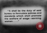 Image of women workers in the United States United States USA, 1931, second 22 stock footage video 65675048205