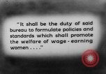 Image of women workers in the United States United States USA, 1931, second 26 stock footage video 65675048205