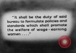 Image of women workers in the United States United States USA, 1931, second 27 stock footage video 65675048205