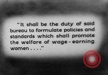 Image of women workers in the United States United States USA, 1931, second 28 stock footage video 65675048205
