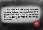 Image of women workers in the United States United States USA, 1931, second 29 stock footage video 65675048205