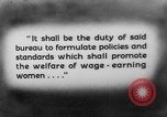 Image of women workers in the United States United States USA, 1931, second 33 stock footage video 65675048205