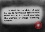 Image of women workers in the United States United States USA, 1931, second 34 stock footage video 65675048205