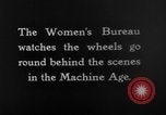 Image of women workers in the United States United States USA, 1931, second 38 stock footage video 65675048205