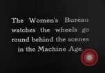 Image of women workers in the United States United States USA, 1931, second 39 stock footage video 65675048205
