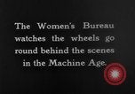 Image of women workers in the United States United States USA, 1931, second 41 stock footage video 65675048205