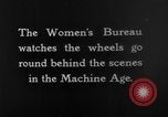 Image of women workers in the United States United States USA, 1931, second 42 stock footage video 65675048205