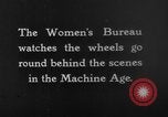 Image of women workers in the United States United States USA, 1931, second 43 stock footage video 65675048205