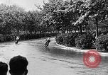 Image of bike race Barcelona Spain, 1946, second 51 stock footage video 65675048283
