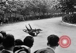 Image of bike race Barcelona Spain, 1946, second 54 stock footage video 65675048283
