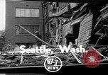 Image of wrecked apartment Seattle Washington USA, 1950, second 1 stock footage video 65675048287