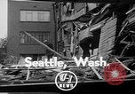 Image of wrecked apartment Seattle Washington USA, 1950, second 3 stock footage video 65675048287