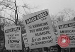 Standbild anti-kommunistischen Loyalität Parade auf der Fifth Avenue New York City USA, 1950, aus Sekunde 47 historischem Filmmaterial Videoclip 65675048288